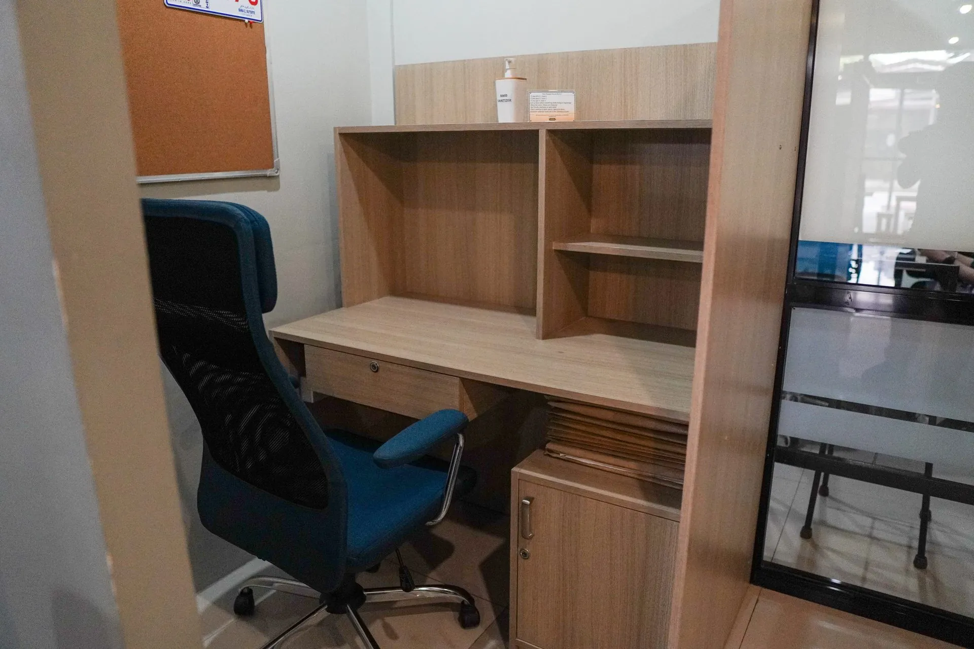 Executive desk workspace